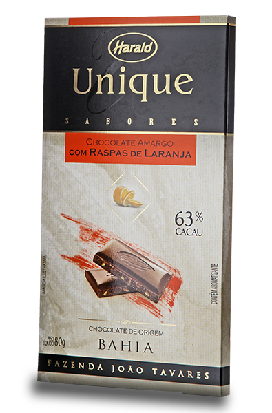 Chocolate Melken Unique Laranja 80gr - 63% Cacau