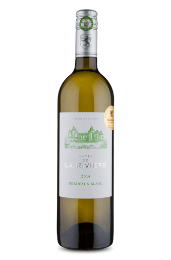 Château De La Riviere Blanc Aoc Bordeaux Blanc 2014