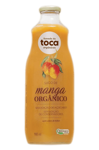 Suco Tropical De Manga Orgânico 980ml - Fazenda Da Toca