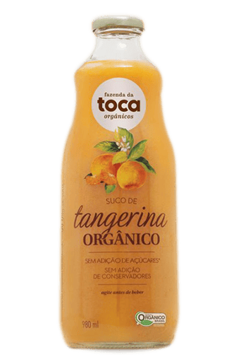 Suco Tropical De Tangerina Orgânico 980ml - Fazenda Da Toca
