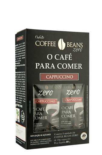 Coffee Beans Cappuccino Zero Com Leite Zero Cx Com 08 Un - 80g