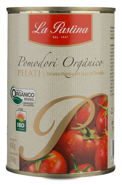 Pelati Orgânico 400g