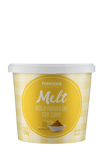 Queijo Processado Uht Com Curry Melt Pomerode 120 G