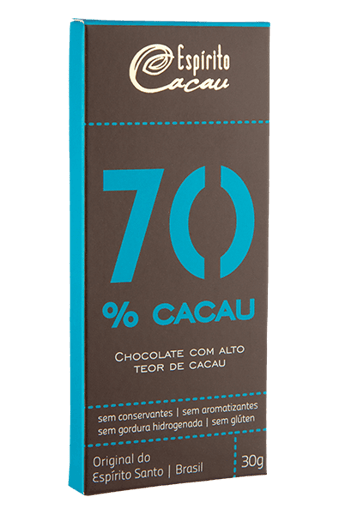 Chocolate 70% Espírito Cacau - 30 g