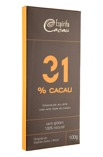Chocolate 31% Espírito Cacau - 100 g