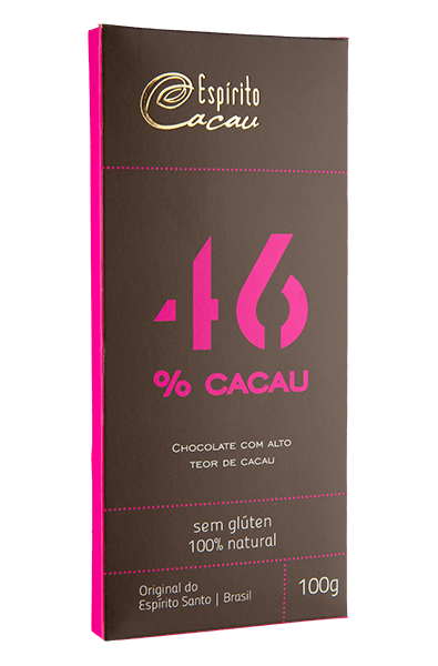 Chocolate 46% Espírito Cacau - 100 g