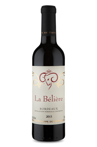 Baron Philippe de Rothschild La Bélière A.O.C. Bordeaux Rouge 2015 375 ml