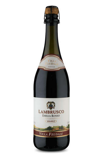 Frisante Villa Feudale I.G.T. Lambrusco dell'Emilia Rosso Amabile Suave