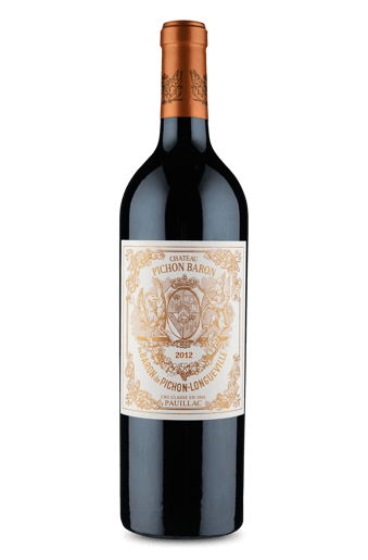 Château Pichon Baron au Baron de Pichon-Longueville 2012