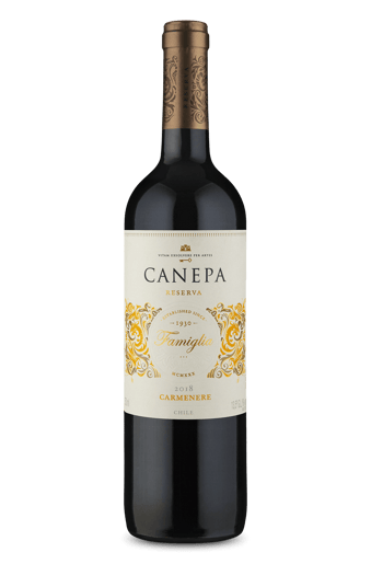 Canepa Reserva Famiglia Carménère 2018.
