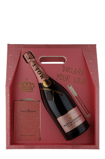 Champagne Moët & Chandon Impérial Rosé Brut Magnum 1,5 L com Love Case