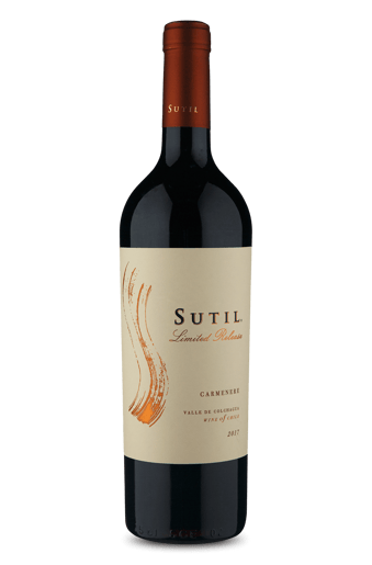 Sutil Limited Release Valle de Colchagua Carmenère 2017