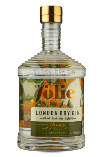 Gin Avec Folie Orange 750ml