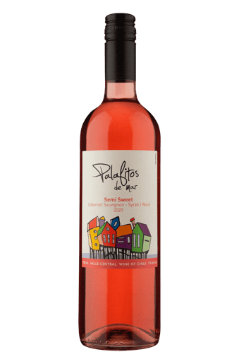 Palafitos de Mar Semi Sweet Rosé Cabernet Sauvignon Syrah 2020