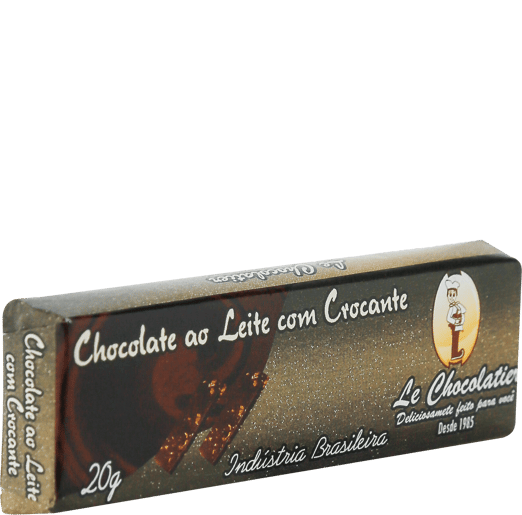 Le Chocolatier Barrinha ao Leite  Crocante