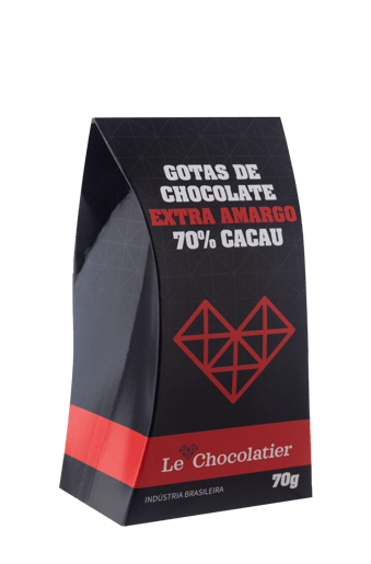 Le Chocolatier Gotas de Chocolate Extra Amargo 70g