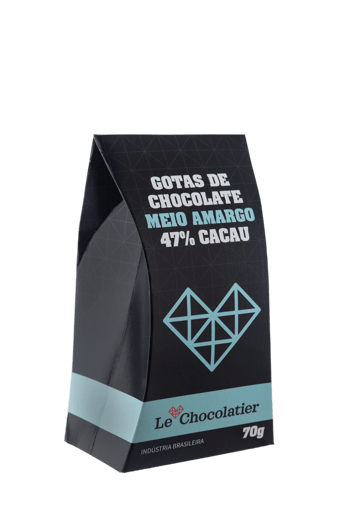 Le Chocolatier Gotas de Chocolate Meio Amargo 70g