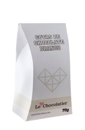 Le Chocolatier Gotas de Chocolate Branco 70g