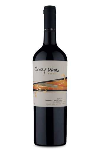 Crazy Vines Reserva Merlot Cabernet Sauvignon Carménère 2020