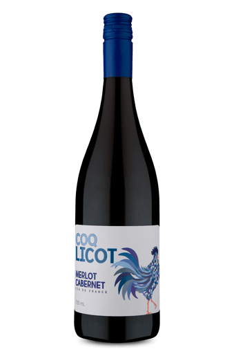 Coq Licot Vin de France Merlot Cabernet 2020