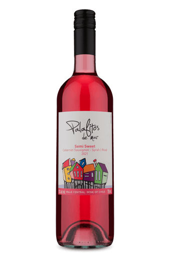 Palafitos de Mar Semi Sweet Rosé Cabernet Sauvignon Syrah 2021