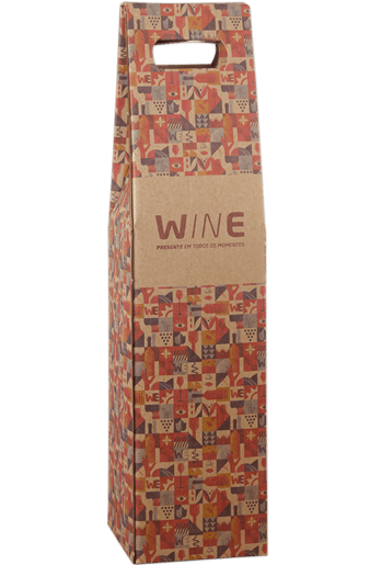 Sacola Rígida Wine Gift 1 Garrafa