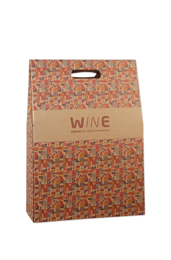 Sacola Rígida Wine Gift 3 Garrafas