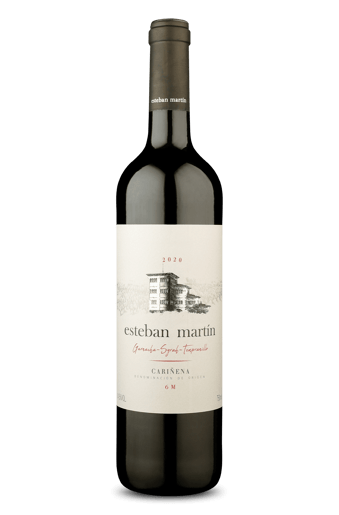 Esteban Martín Crianza D.O. Cariñena Garnacha Syrah Tempranillo 2020