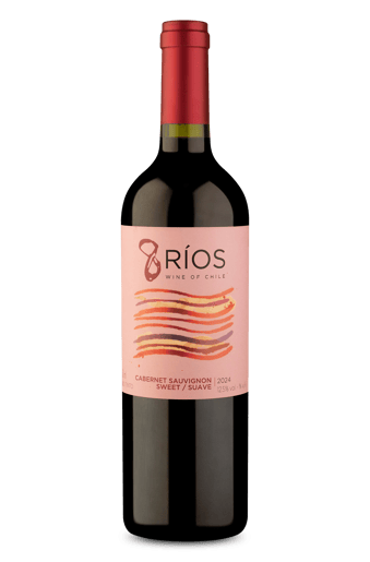 8 Ríos D.O. Región del Valle Central Cabernet Sauvignon Suave 2024