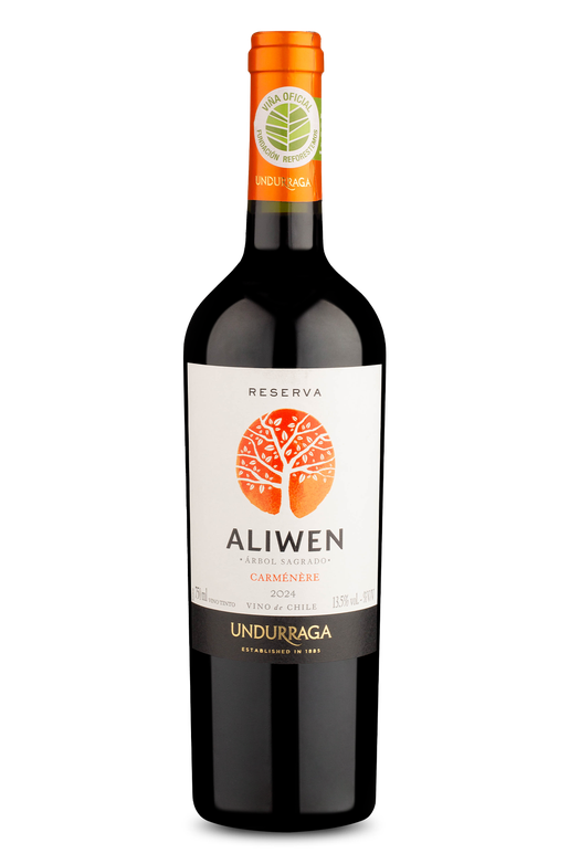 Vinho Undurraga Tinto Seco Chile Aliwen Reserva Carménère 2024 750ml