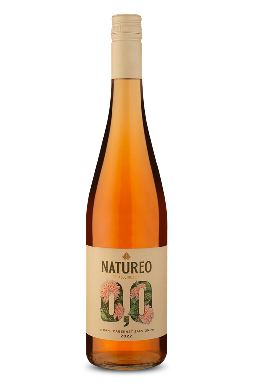 Natureo Zero Álcool Cabernet Sauvignon Syrah Rosé Suave 2022