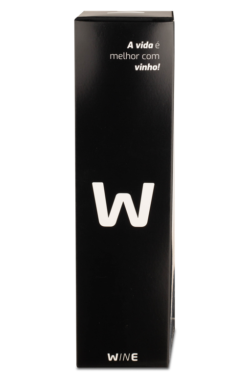 Caixa Vertical Preta 1 garrafa.