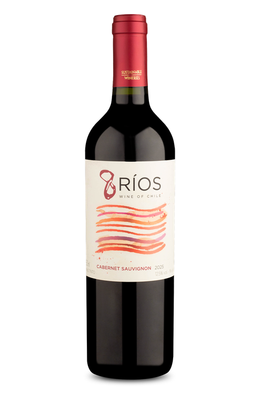 8 Ríos D.O. Región del Valle Central Cabernet Sauvignon 2025