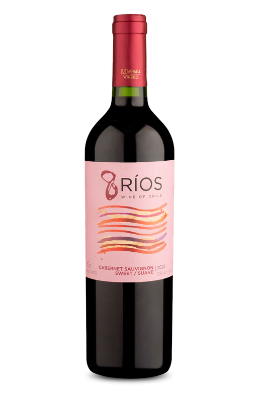 8 Ríos D.O. Región del Valle Central Cabernet Sauvignon Suave 2025