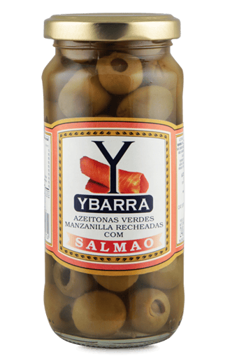 Azeitonas Verdes Manzanilla Rechedas Com Salmão Ybarra 240 g