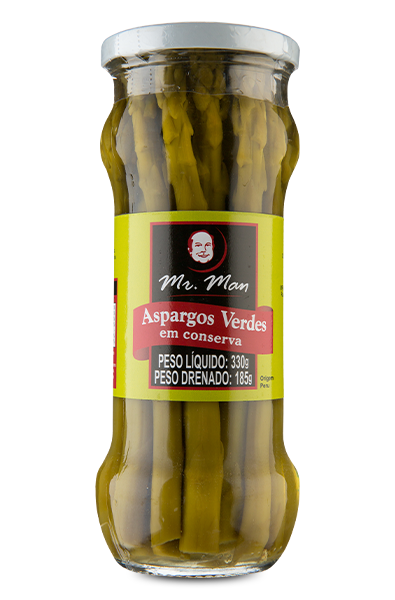 Aspargos Verdes em Conserva Mr. Man 330 g