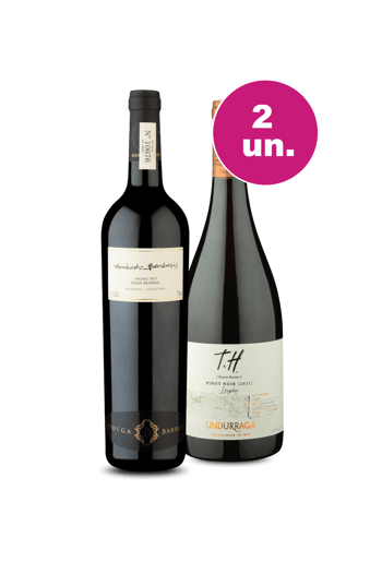 Kit 2 - Humberto Barberis Gran Reserva Malbec e T.H. [Terroir Hunter] Pinot Noir