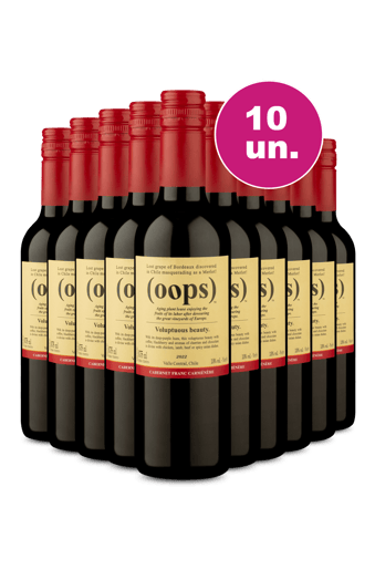 Kit 10 - Mini (Oops) Cabernet Franc Carménère - Exclusivo WE