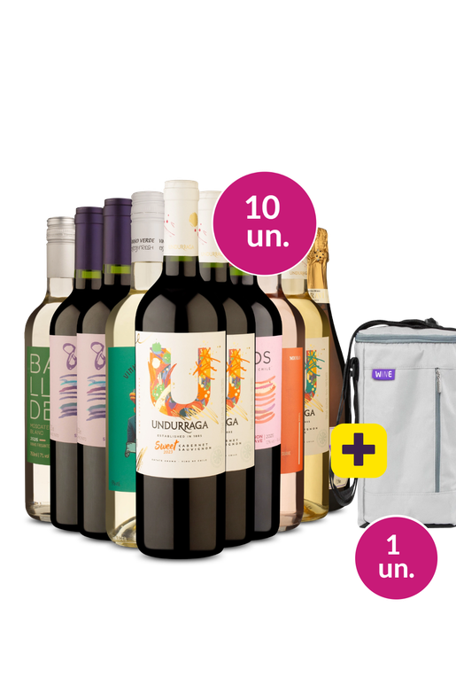 Kit 10 - Só Suave + Bolsa p/ 3 garrafas Grátis - Exclusivo We