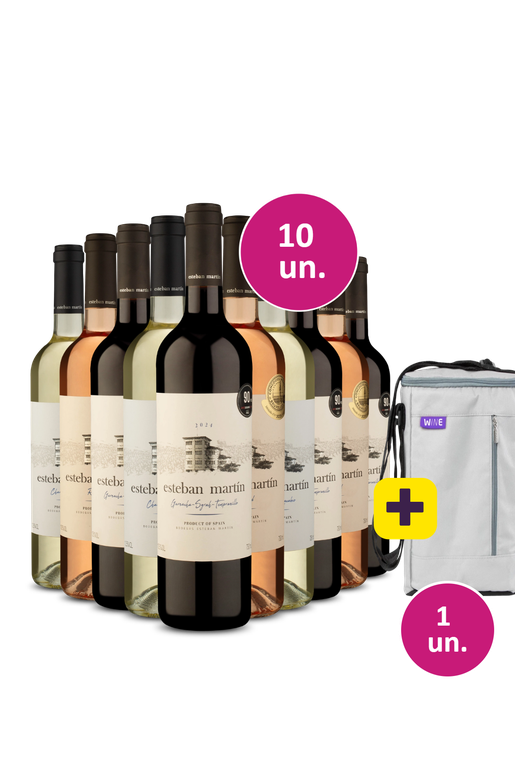 Kit 10 - Esteban Misto + Bolsa para 3 garrafas Grátis - Exclusivo We