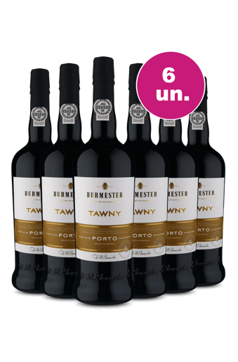 Kit 6 - Porto Burmester Tawny - Oferta Insana Exclusiva Wine Select