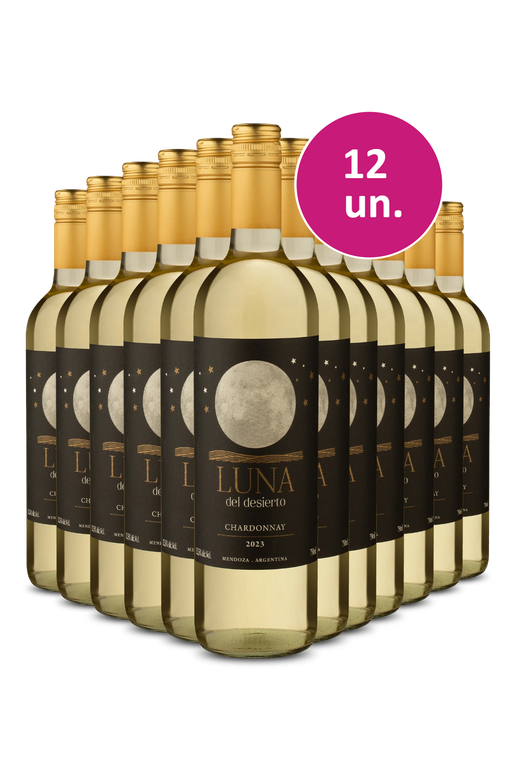 Kit 12 - Luna Del Desierto Chardonnay 2023 - Exclusivo We