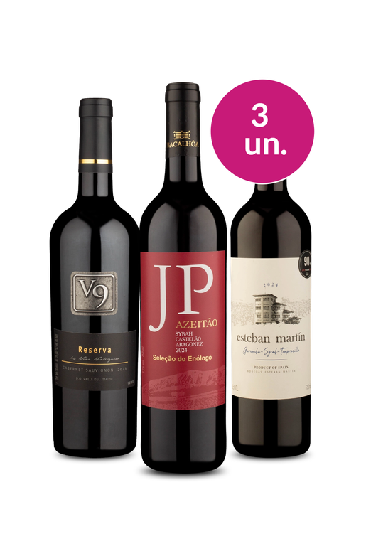 Kit 3 - JP, V9 e Esteban por R$99 - Oferta Absurda Imposto Zero