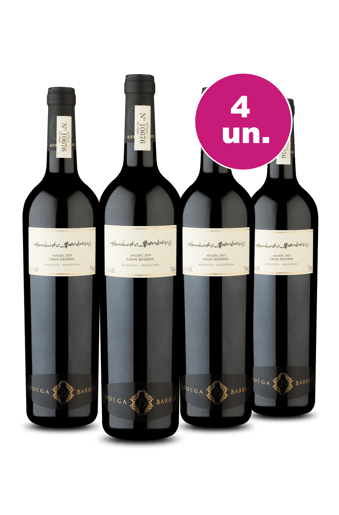 Kit 4 - Humberto Barberis Gran Reserva Malbec - Exclusivo WE