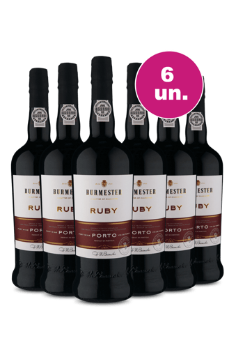 Kit 6 - Porto Burmester Ruby - Oferta Insana Exclusiva Wine Select