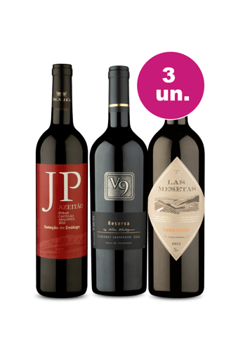 Kit 3 - Destaques Tintos por R$99