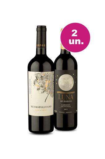 Kit 2 - Cabernet Sem Fronteiras - Oferta Flash