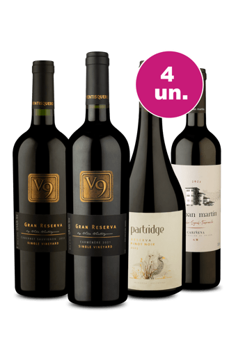 Kit 4 - Tintos Fenomenais - Oferta Insana