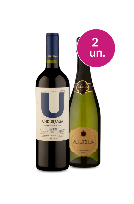 Kit 2 - Merlot e Brut - Exclusivo We