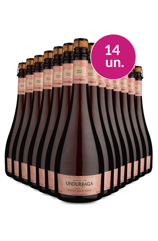 Kit 14 - Espumante Undurraga Rosé Brut - Exclusivo We